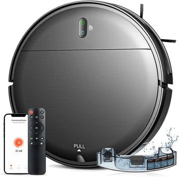 BR151 Robotic Vacuum Cleaner 6000Pa Strong Suction 2in1 Sweeping Mopping APP WiFi Smart Control Auto Charging Timer Cleaning