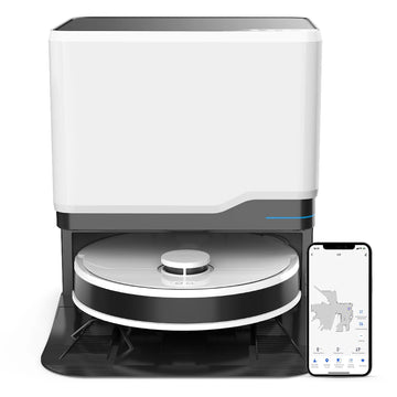 Fanio X20max 6000Pa Robot Vacuum Cleaner Self Empty Station LDS SLAM TOF Laser Radar System Floors Maps Selective Zone Cleaning