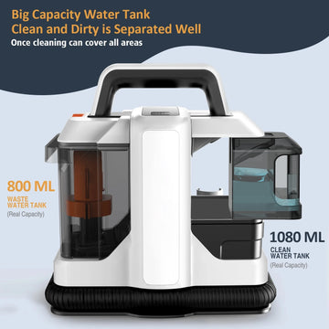 Fanio Spot Cleaner 750/450W 11/15KPa Handheld Carpet Cleaner for Sofa Curtain Spray Suction Integrated Machine Clean Machine