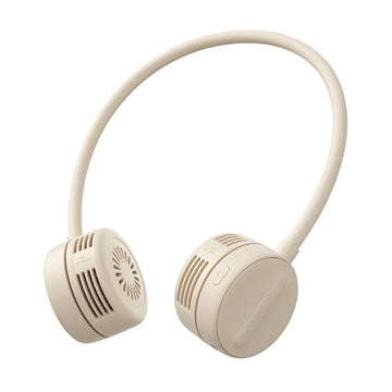 Fanio Bladeless Neck Fan, 360° Adjustable, USB Rechargeable, Hands-Free Flexible Design