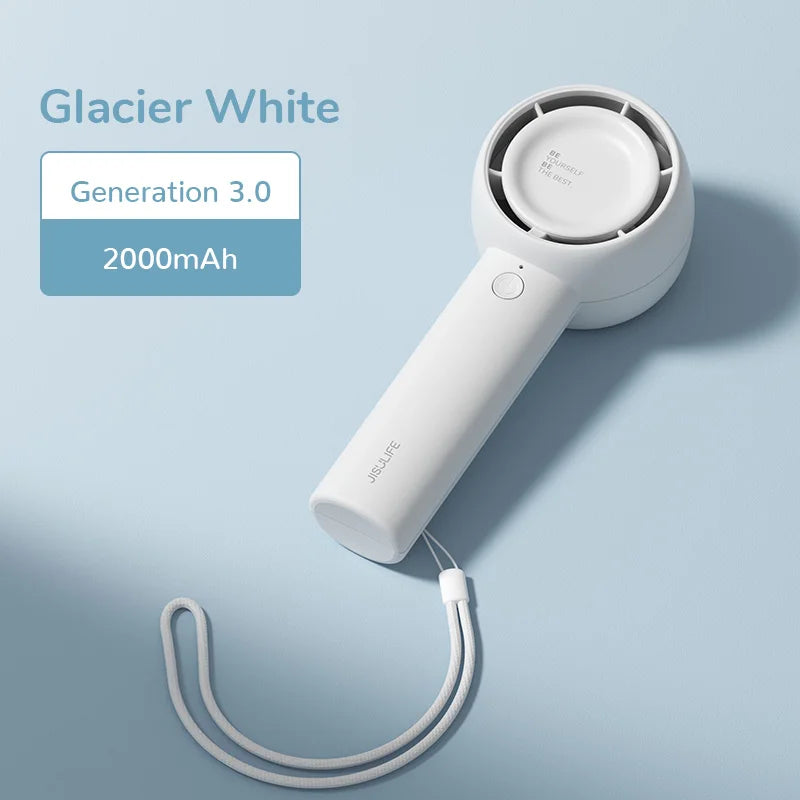 Fanio Mini Bladeless Hand Fan, Powerful Turbo, Ultra-Quiet & Rechargeable, Portable Pocket Fan